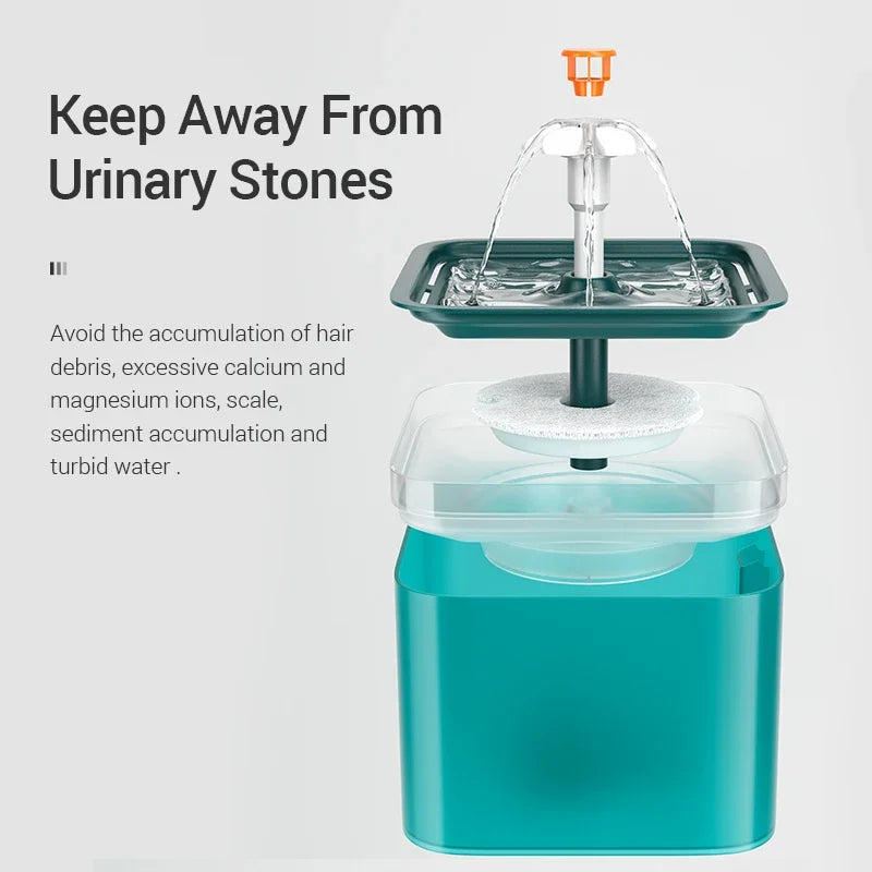 AquaPaws Pet Drinking Fountain LED