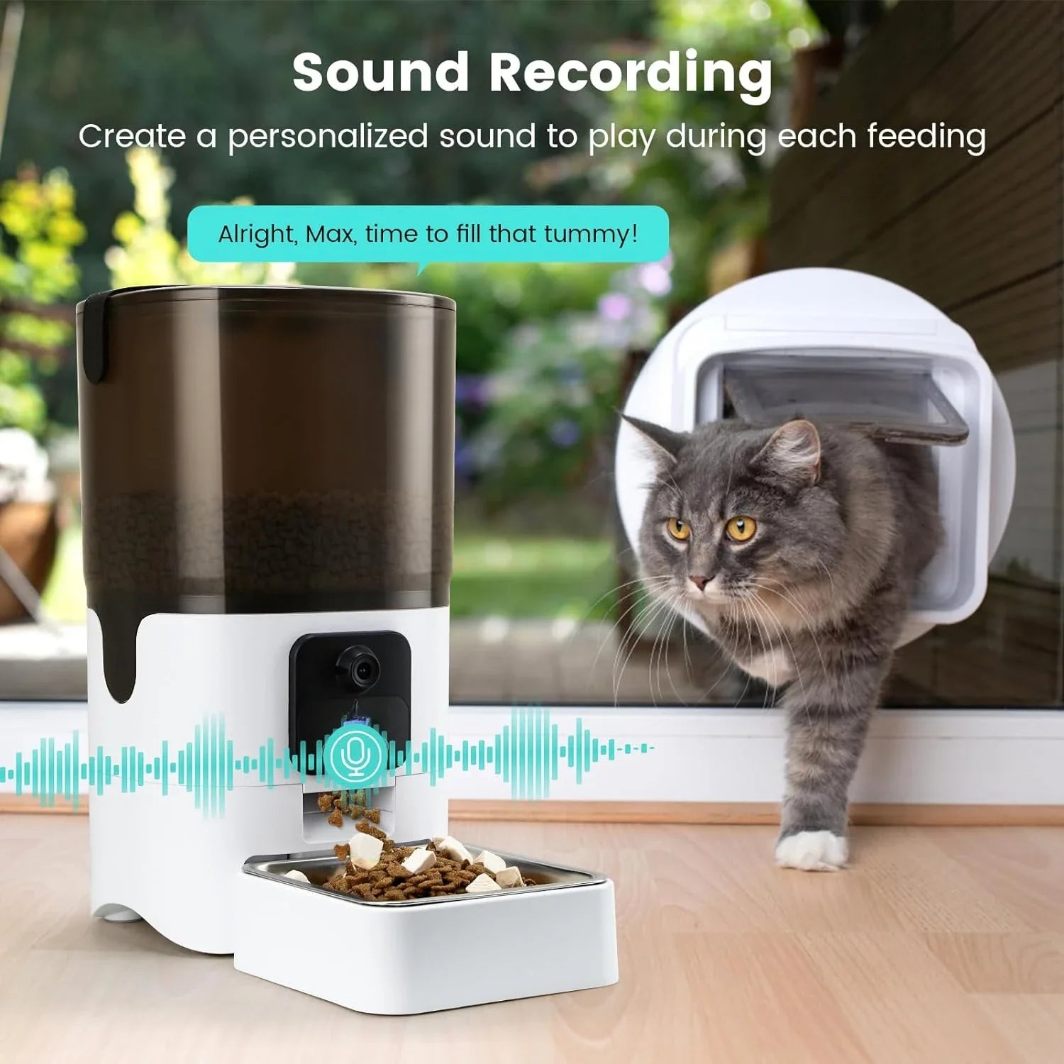 SmartFeed Pro Automatic Pet Feeder App Control