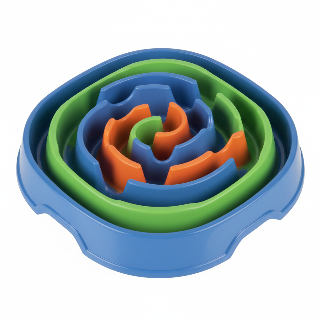 SlowBowl Smart - Anti-Gulp Maze Pet Feeder Bowl
